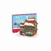 Пазл Cubic Fun Рождественский домик с подсветкой P650h