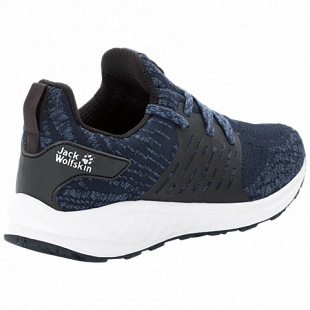 Полуботинки мужские Jack Wolfskin Coogee Knit Low M dark blue / ocean wave
