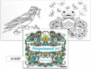 Раскраска-антистресс Mazari Однажды в сказке 24 листа М-6387