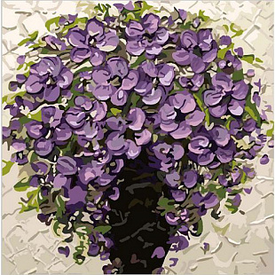 Картина по номерам Picasso Фиолетовый букет PC4040005