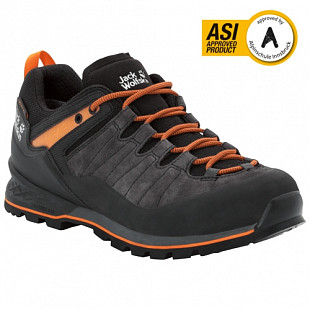 Водонепроницаемые ботинки для треккинга  мужские Jack Wolfskin Scrambler Xt Texapore Low M phantom / orange