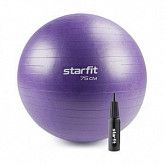 Фитбол Starfit GB-109 75 см с ручным насосом антивзрыв purple 
