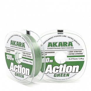Леска Akara Action Mossgreen 100 м grey/green