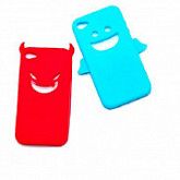 Набор чехлов для Iphone4 Идеальная парочка Red/Blue