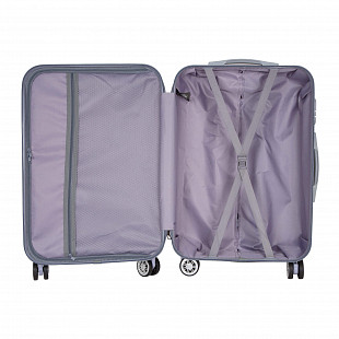 Чемодан малый Polar 20" 2-ой РА030 grey