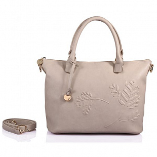 Женская сумка Pola 4266 grey/beige