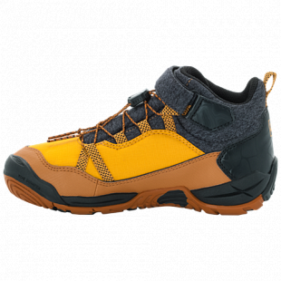 Ботинки детские Jack Wolfskin Jungle Gym Texapore Mid K jaguar