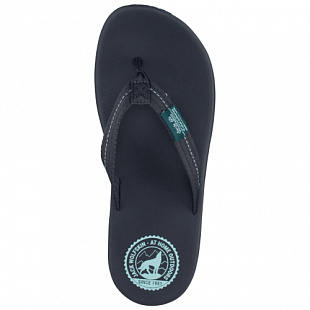 Вьетнамки женские Jack Wolfskin Beachster W ebony / green haze