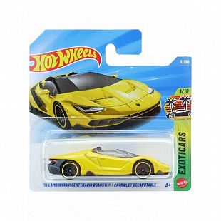 Машинка Hot Wheels Базовой коллекции '16 Lamborghini Centenario Roadster 2/250 (5785 JJH80) mainline 2025