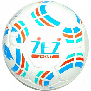 Мяч футбольный Zez Sport NO3 White/Blue 3р.