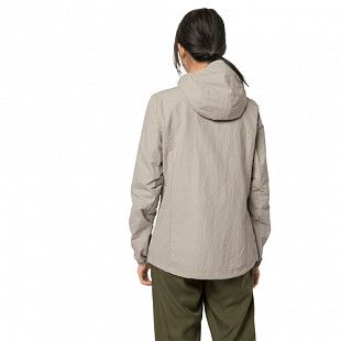 Ветрозащитная летняя куртка женская Jack Wolfskin Lakeside Jacket W dusty grey
