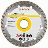 Алмазный круг Bosch Турбо 125х2,4х 7x22,23 мм Универсал ECO 2608615037