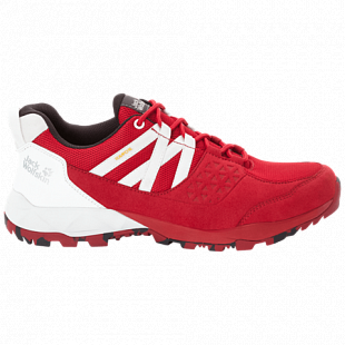 Полуботинки мужские Jack Wolfskin Cascade Hike Texapore Low M red / white