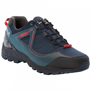 Водонепроницаемые кроссовки мужские Jack Wolfskin Cascade Hike Xt Texapore Low M dark blue / red