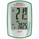 Велокомпьютер Cat Eye Strada CC-RD300W (White-Green) 3524041