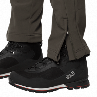 Брюки мужские Jack Wolfskin Zenon Softshell Pants Men dark moss