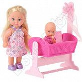 Кукла Evi Love Doll Cradle (105736242) pink