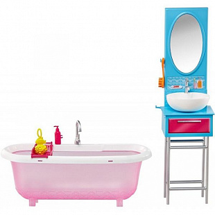 Кукла Barbie с набором мебели DVX51 DVX53