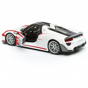 Машинка Bburago 1:24 Porsche 918 Weissach (18-28009)