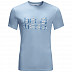Футболка мужская Jack Wolfskin Logo Ocean T M cool water