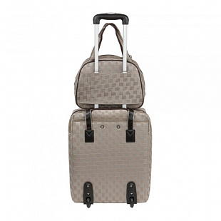 Чемодан малый Polar П7090 brown