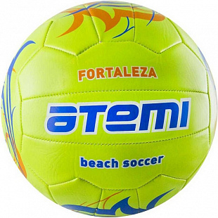 Мяч футбольный Atemi Fortaleza green/blue/orange