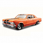 Масштабная модель автомобиля Maisto 1:24 Шевроле Шевель SS 396 1966 (31333) orange