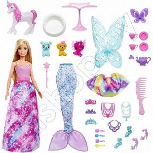 Игровой набор Адвент-календарь Barbie Dreamtopia Fairytale (HGM66)