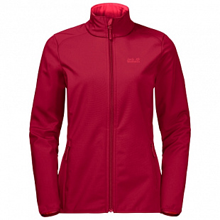 Куртка ветрозащитная женская Jack Wolfskin Northern Pass Women scarlet