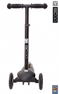 Самокат Y-Scoo Rt Trio Diamond 120 Kaleidoscope black/white