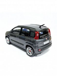 Машинка Bburago 1:24 Fiat Nuova Panda (18-22123) black