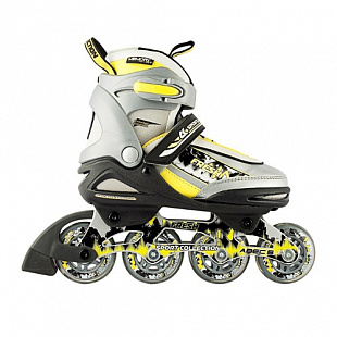 Роликовые коньки Спортивная коллекция Fresh yellow