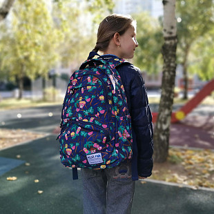 Городской рюкзак Polar 18263L	Monkey light blue