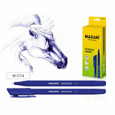 Ручка масляная Mazari Arcadia М-5714 blue