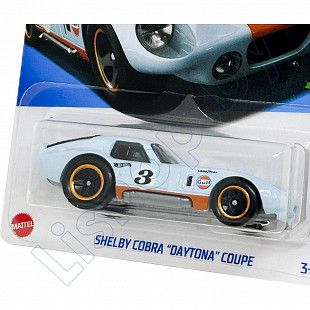 Машинка Hot Wheels Базовой коллекции Shelby Cobra Daytona Coupe 122/250 (5785 HTC77) mainline 2024