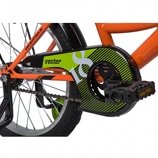 Велосипед Novatrack Vector 18" (2019) Orange/Green 183VECTOR.OR9