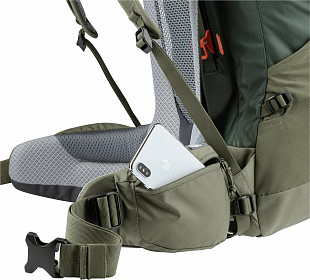 Рюкзак Deuter Futura Air Trek 60+10 3402321-2237 ivy/khaki (2021)