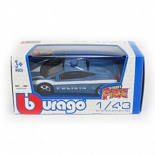 Машинка Bburago 1:43 Lamborghini Gallardo Polizia (18-30000/18-30122) blue