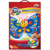 Набор для детского творчества Dalis Раскраска из пластилина Бабочка Лина МС-301