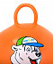 Мяч-попрыгун, для фитнеса (фитбол) Starfit Медвеженок с ручкой GB-403 65 см orange