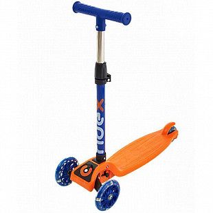 Самокат 3-х колесный Ridex Loop 120/70 мм orange/blue