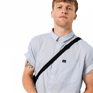 Рубашка мужская Jack Wolfskin Nata River Shirt M white rush stripes