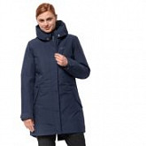 Пальто женское Jack Wolfskin Monterey Bay Coat midnight blue