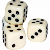 Зара большая натуральная кость 11 мм