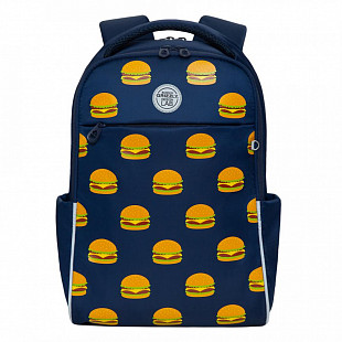 Рюкзак школьный GRIZZLY RD-145-4 /1 dark blue