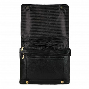 Мужская кожаная сумка Polar 22048 black