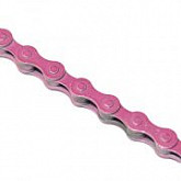 Цепь KMC z410 1 скорость 1/2"x1/8"x116 pink ZTB98173