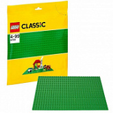 Конструктор LEGO Строительная пластина зеленого цвета 10701