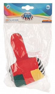 Мягкая погремушка Canpol babies Soft Toy Hammer with Bell 0м+ (2/891) red