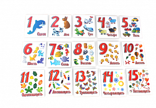 Игра детская настольная  Dream Makers-Board Games "IQ карточки Цифры" 1909H